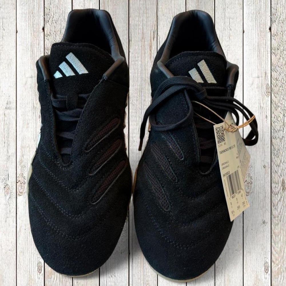 Adidas Taekwondo Mei Elite W Womens 9.5 Black White Gum Sneakers IH1853 NWT - Picture 2 of 8